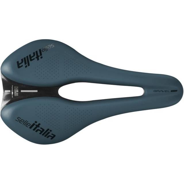 Selle Italia Novus BOOST Evo TM Superflow Gravel Saddle - Blue Granite
