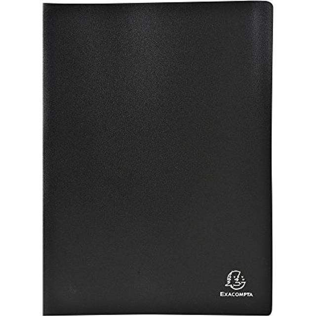 Exacompta Display Book A4 80 Pockets - Pack of 8, Black