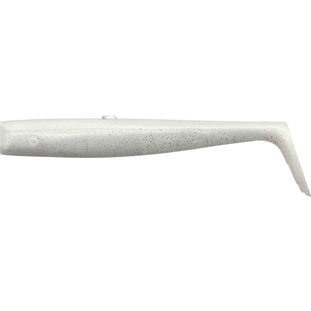 Sandeel V2 Tail 11 cm White Pearl Silver 5-pack -