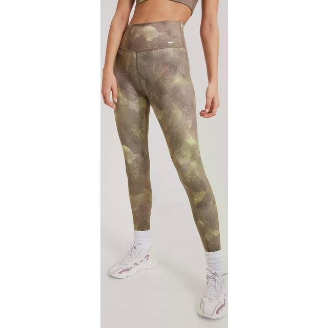 Aim'n - Träningstights Storm Print Core Tights - Gul