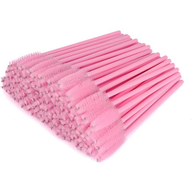 G2PLUS Disposable Eyelash Mascara Brushes Wands Applicator Makeup Kits 100 Pack Eyelash Spoolies Eyelashes Brush for Eyelash Extensions and Eyebrow Br