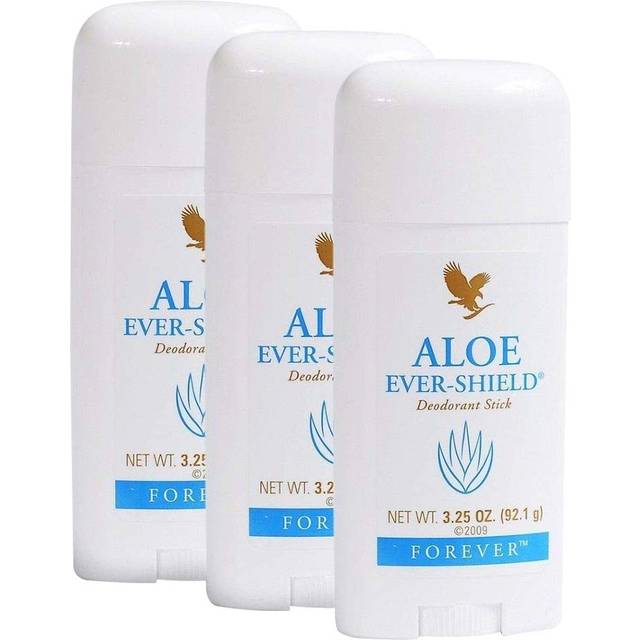 Forever Living - Aloe Ever-Shield - Aluminum-Free Deodorant with Soothing Aloe for Sensitive Skin - 3.25 oz Stick (Pack of 3)
