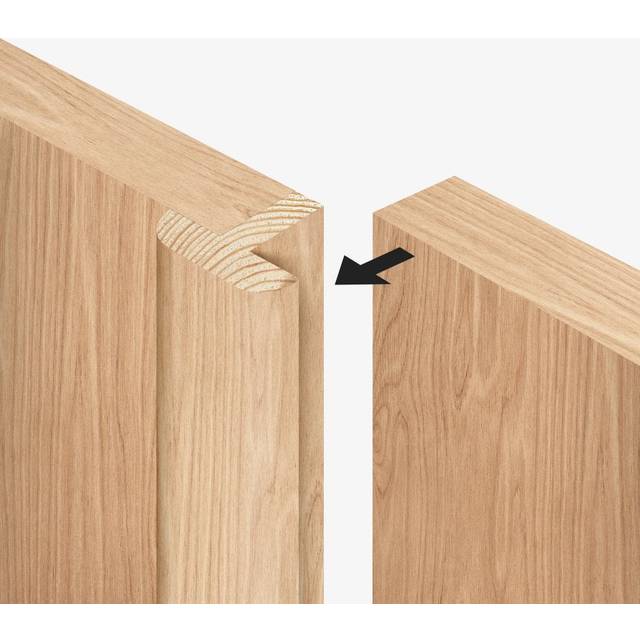 Leader Oak Internal Unfinished 35mm Door Pair Maker (119846)
