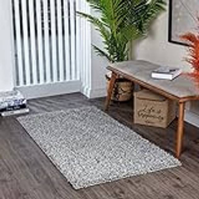 Fivelands Handwoven Grey Rug (Rectangle 100 x 200cm)