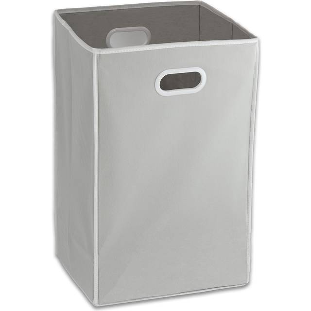 Simple Houseware Foldable Closet Laundry Hamper Basket  Grey