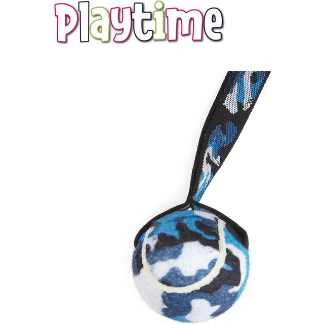 Camouflaged Tennis Ball On Strap - Dog Ball Toys - Dog Supplies & Accessories | ePaws