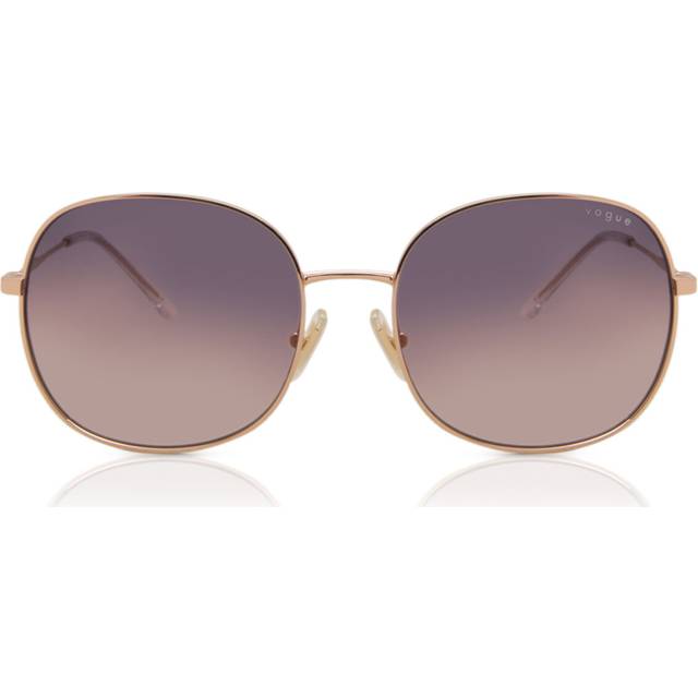 VOGUE Eyewear VO 4272S 5152U6, ROUND Sunglasses, FEMALE, available with prescription - Rose gold