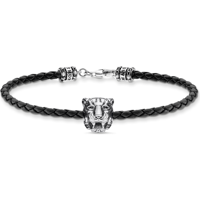 Thomas Sabo Bracelet tiger silver black A2054-805-11-L17,5 - black/silver-coloured - 17,5 cm