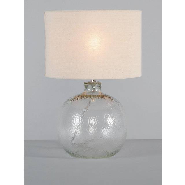 Alfie Bobble Glass Table Lamp, Clear