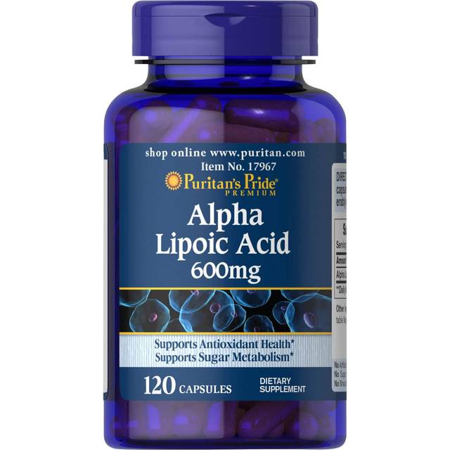 Puritan's Pride - Alpha Lipoic Acid 600 mg, 120 Capsules