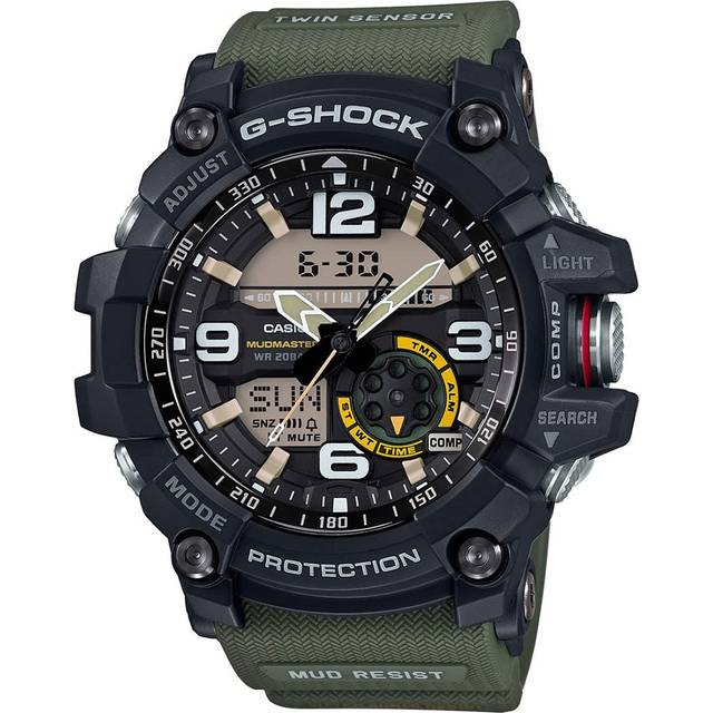 CASIO G-Shock Mudmaster 'Black Olive' GG-1000-1A3PR - Green - Free