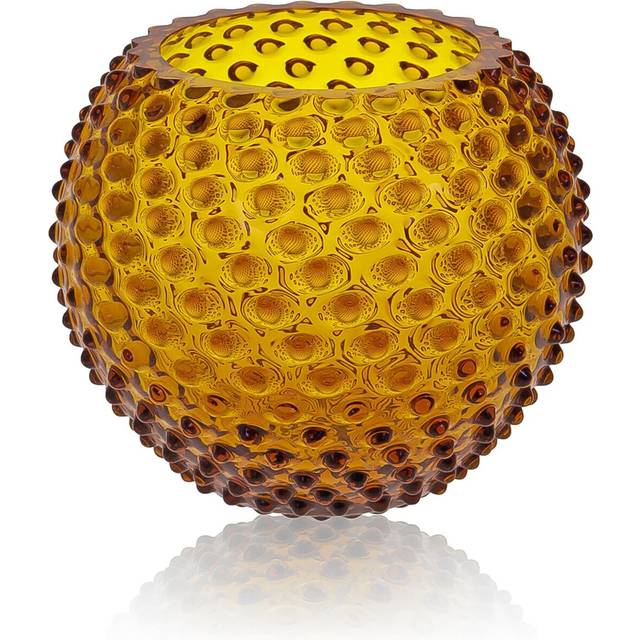 ANNA VON LIPA Hobnail Globe Vase 18 cm |Orange |Ø 18 cm