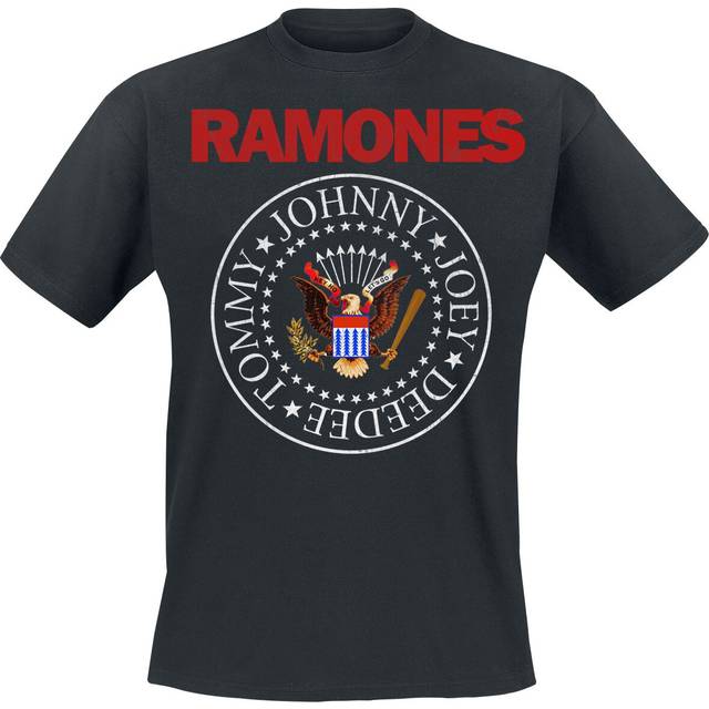 Ramones T-shirt - Seal Red - S XXL - för Herr - svart