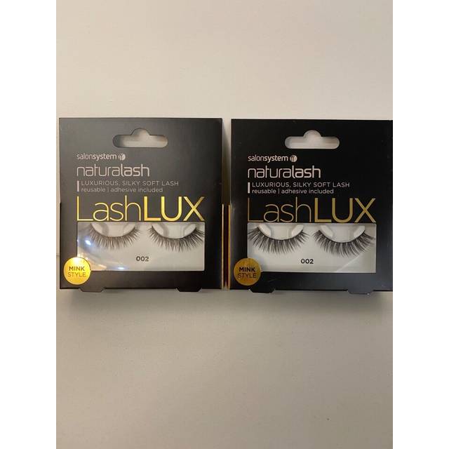 Salon System NaturaLASH - LashLux - Faux Mink Eyelashes - No 002 (Adhe