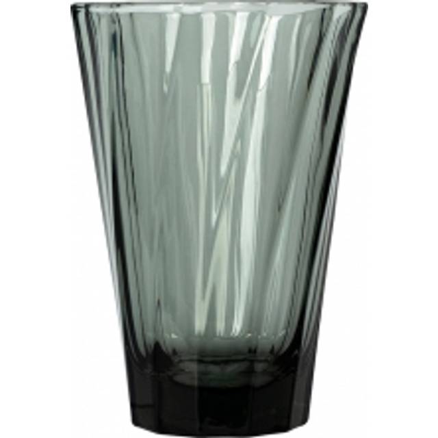 Loveramics Twisted Latte Glas 36 cl 1 St Svart