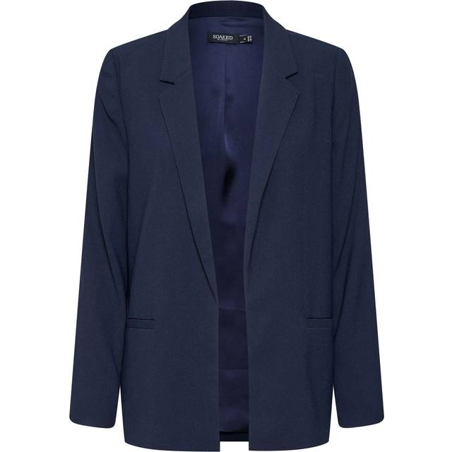 Women's long-sleeved blazer Soaked in Luxury Shirley - Bleu