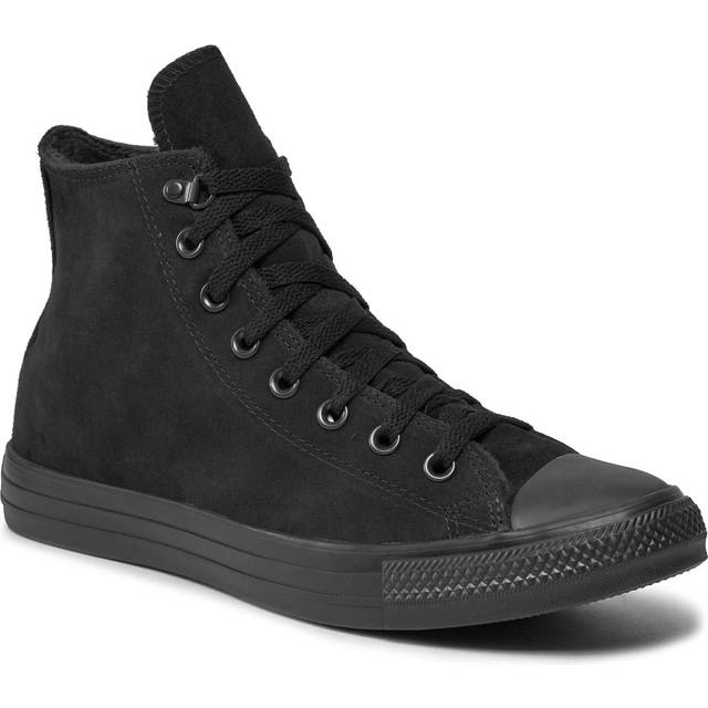 All Star Hi Warm Winter Essentials Suede High Top Trainers - Black - 44 (9.5)