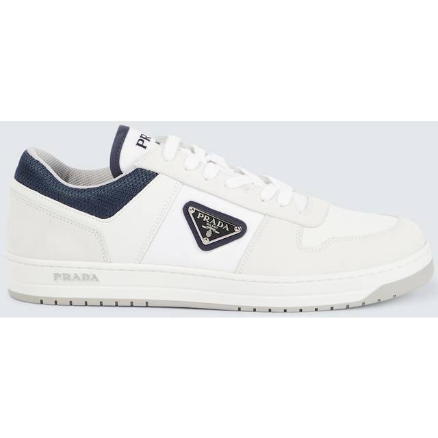 Prada Downtown Re-Nylon leather sneakers