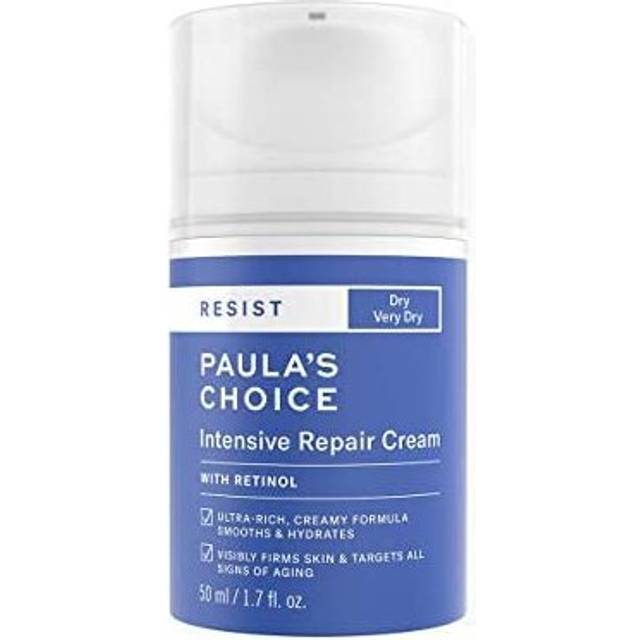 Paulas Choice Resist Intensive Repair Moisturiser - Anti Aging Cream with Retinol & Vitamin B3 - Softens Fine Lines & Wrinkles - Normal to Dry S
