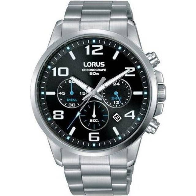 Lorus Herrklocka RT391GX9 Sports Svart/Stål Ø44 mm