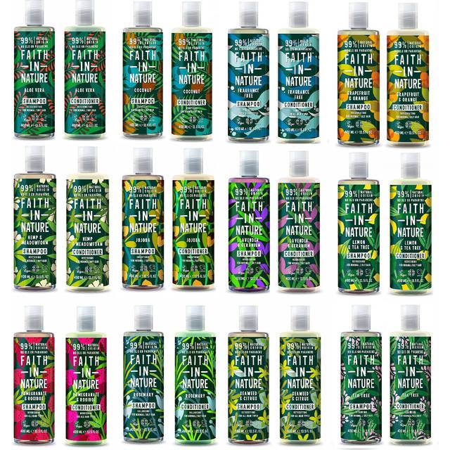 Faith In Nature Aloe Vera Shampoo 400ml & Conditioner 400ml Duo