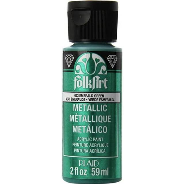 Emerald Green Metallic FolkArt 2oz