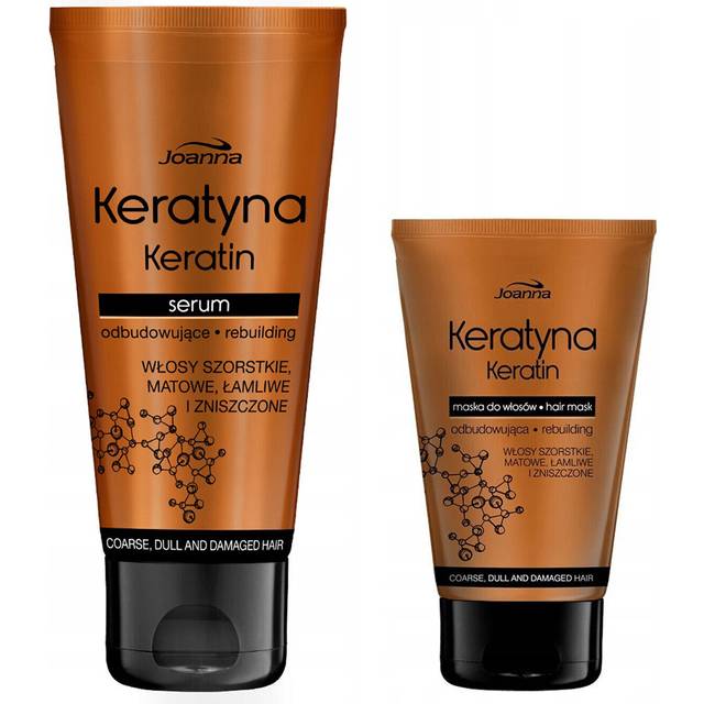 Joanna keratin hair repair treatment rebuilding serum mask 150ml