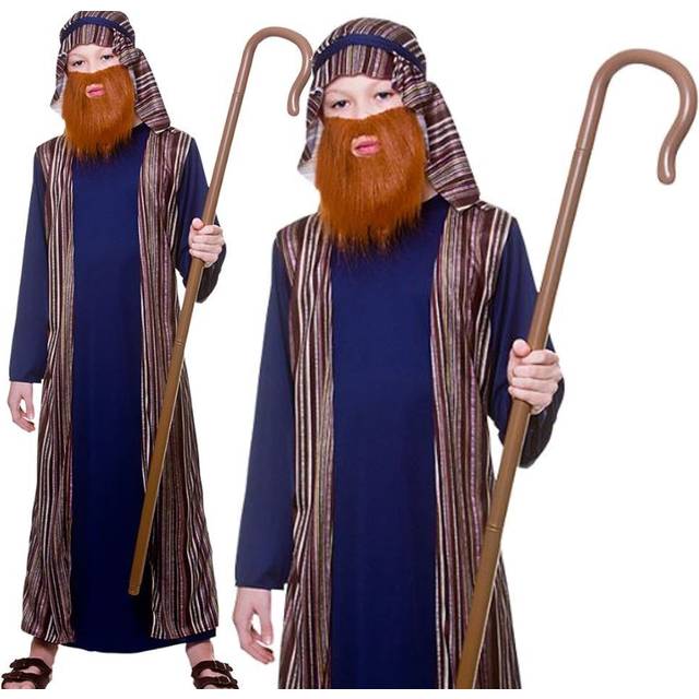 Boys Shepherd Christmas Nativity Joseph Halloween Costume - M (5-7 years)