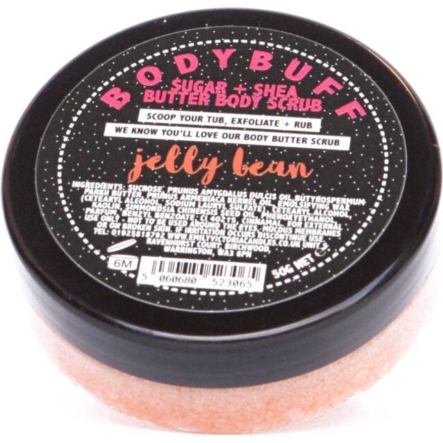 Emily Victoria Body Buff Scrub Travel Sized 50g Tub - Jelly Bean Scented