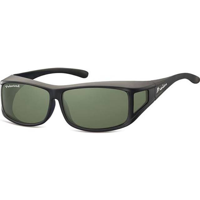 Montana Fit Over Glasses Sunglasses FO5 A Matte Black G15 Polarized