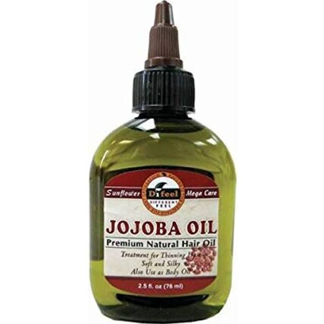 Difeel Premium Natural Hair Oil - Jojoba Oil, Treatment For Thinning Hair, For Soft, Silky & Moisturized Hair & Scalp, Reduces Hair Loss, Also U