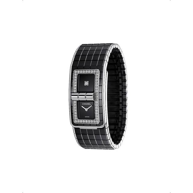 CHANEL Code Coco Ladies' Steel Diamond Set Bracelet Watch