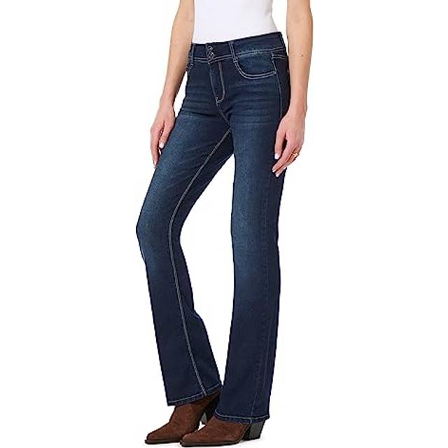 WallFlower Luscious kurviga bootcut jeans för kvinnor