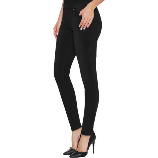 Hybrid & Company Women's Stretchy High Waisted Slim Fit Skinny Leg Pul