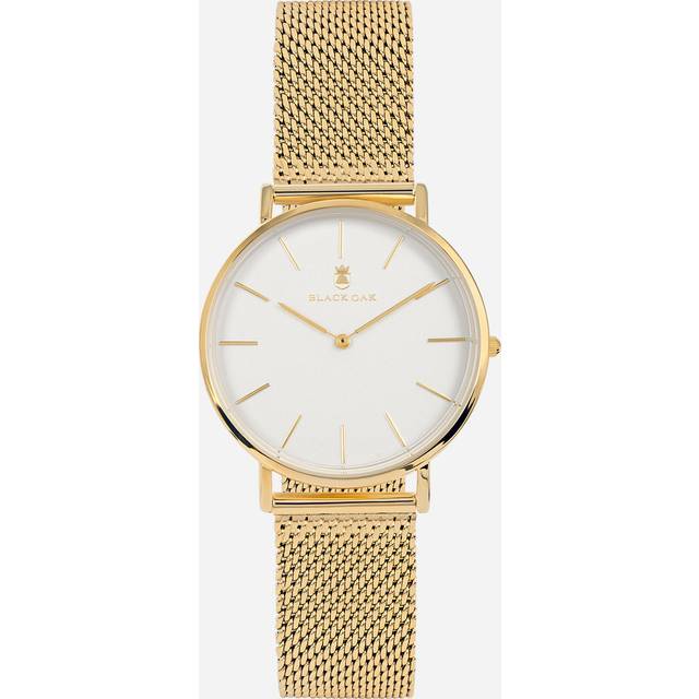 Black Oak Gerardii damklocka - guld/vit, 33 mm