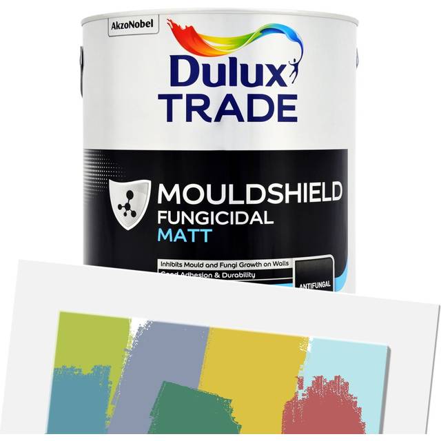 Dulux Trade - Mouldshield Fungicidal Matt Colour (Tinted) 5L