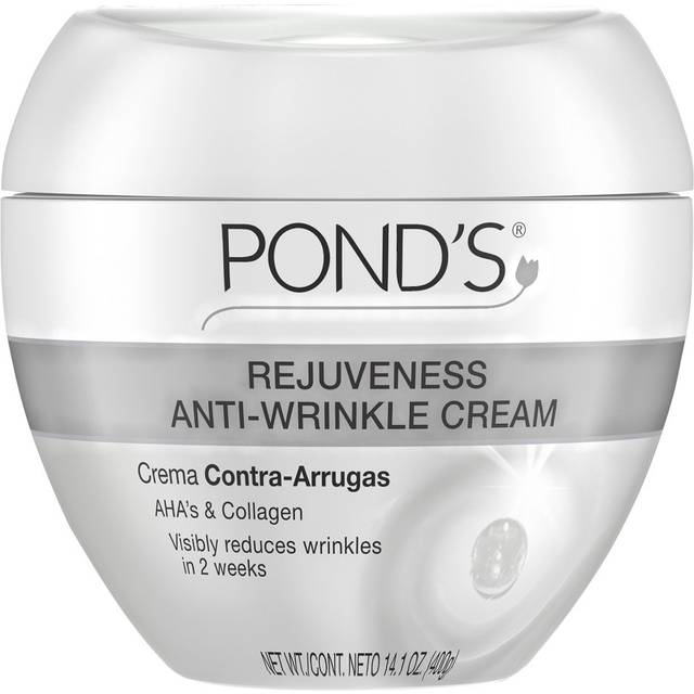 Pond's Rejuveness Anti-Wrinkle Cream Anti-Aging Face Moisturizer With Alpha Hydroxy Acid and Collagen 14.1 oz