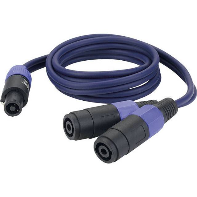 DAP FS13150 2F-1M Locking Speaker Cable, 1.5m