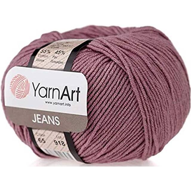 55% Cotton 45% Acrylic YarnArt Jeans Sport Yarn 1 Skein/Ball 50 gr 174 yds (65)