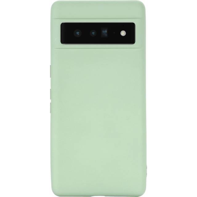 Google Pixel 7 Flytande Silikon Skal med Rem - Grön