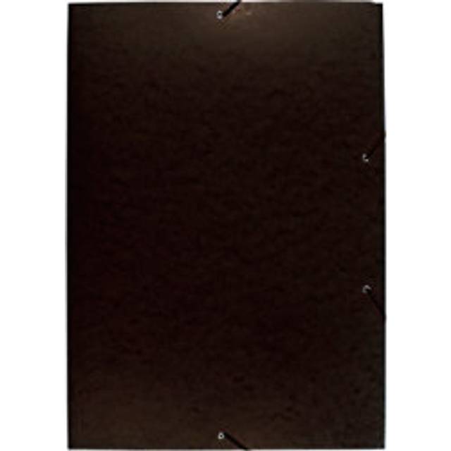 Exacompta 3 Flap Folder 59651E A2 Black Mottled Pressboard 44 x 62 cm Pack of 10