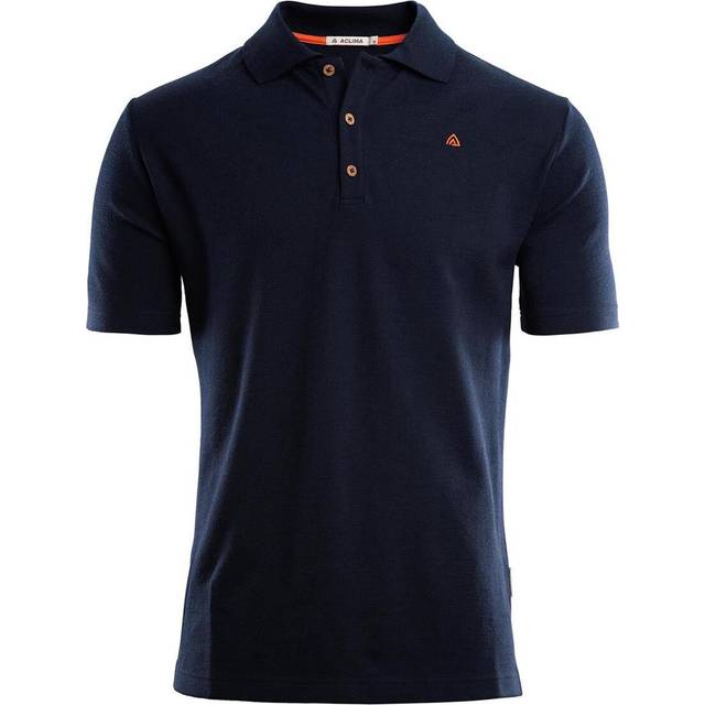 Aclima Mens LeisureWool Pique Shirt (Blå (NAVY BLAZER) XX-large)