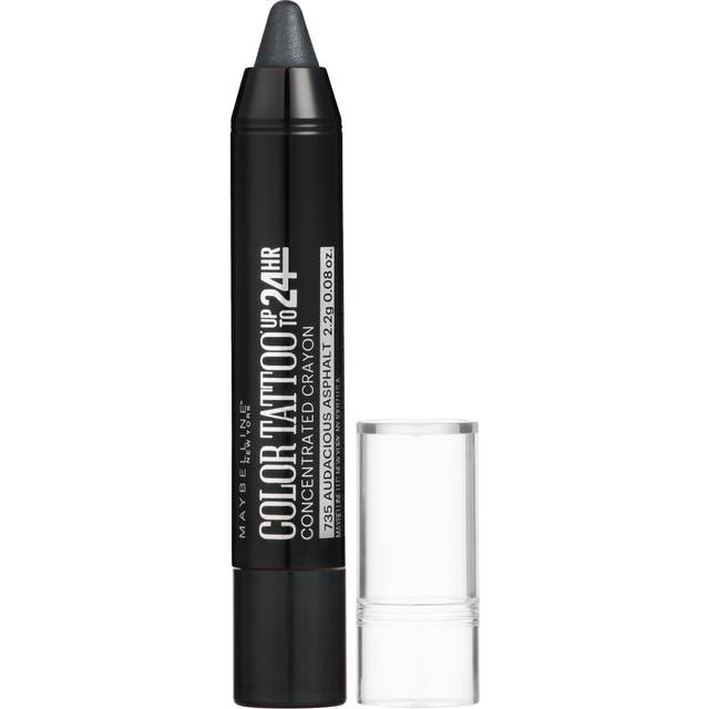 Maybelline New York Eyestudio Color Tattoo Concentrated Crayon 735 Audacious Asphalt  0.08 oz.