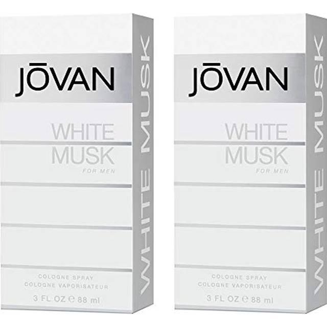 Jovan White Musk Men Eau De Cologne Spray 88Ml  Pack Of 2  3 Fl Oz
