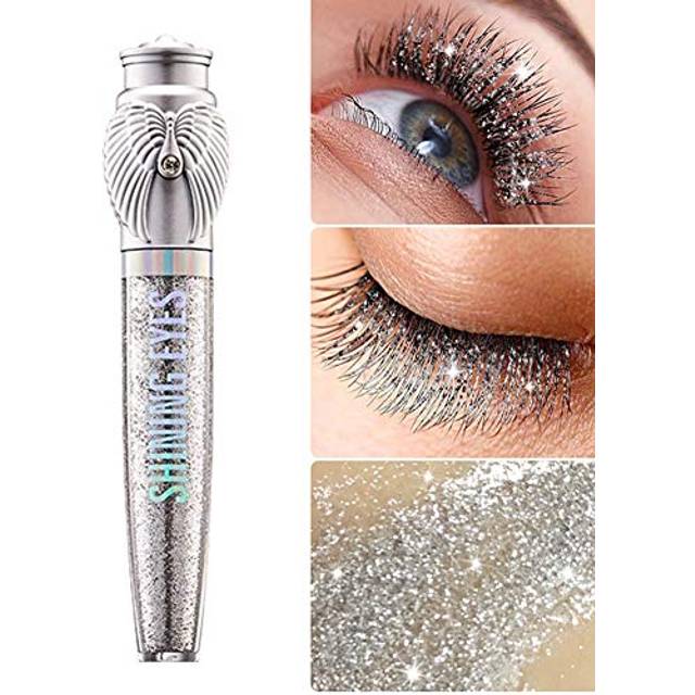 Diamond Glitter Lashes Mascara Waterproof Shimmer Colored MascaraCharming Longlasting Mascara Perfect for Stage Party Wedding Mu
