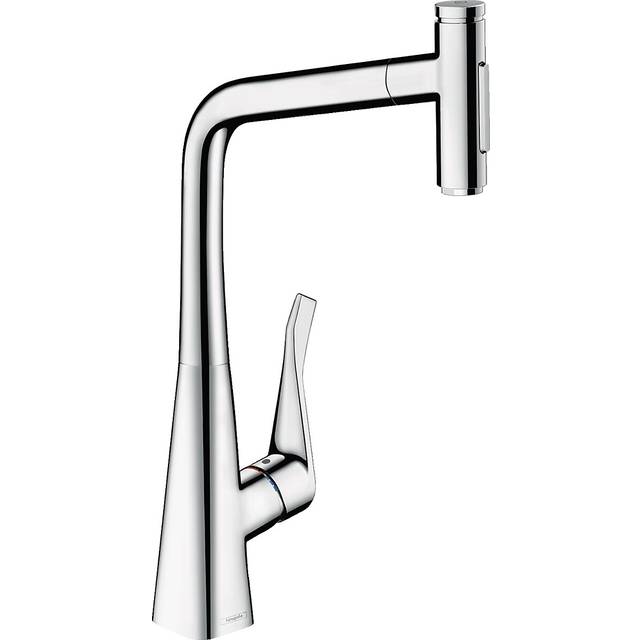 Hansgrohe Metris Select M71 Chrome Pullout Spray Kitchen Sink Mixer Ta