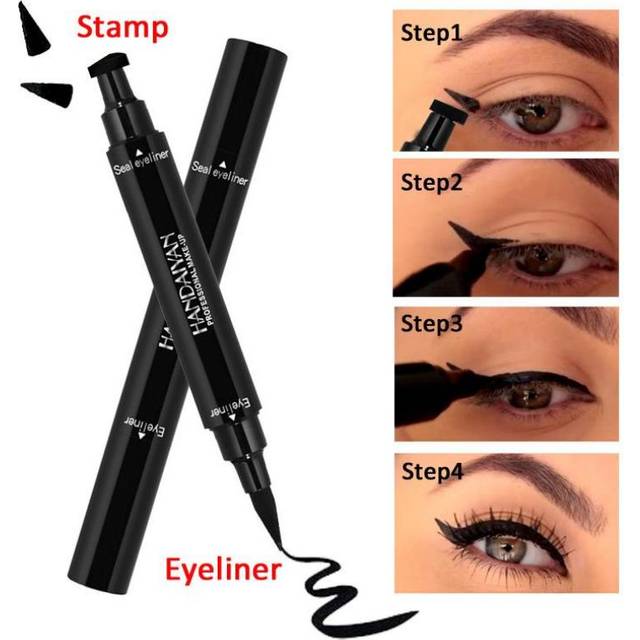 HANDAIYAN - Waterproof Long Lasting Double-Ended Seal & Liquid Eyeliner - 7 Colors 07# Red Brown - 3.5g