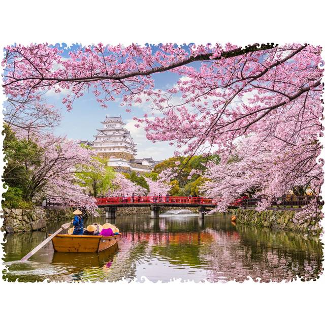 UNIDRAGON Original Wooden Jigsaw Puzzles - Nature Sakura  500 pcs  Kin