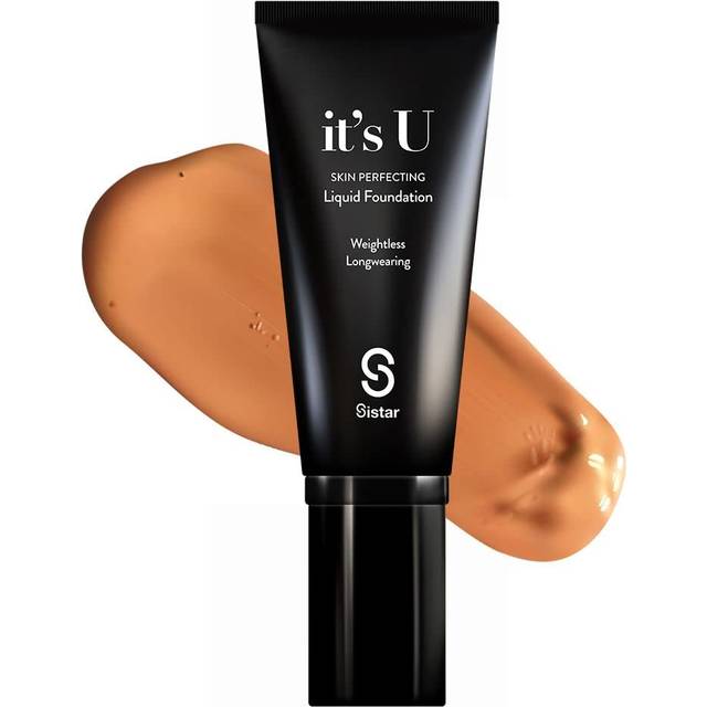 Sistar it's U Skin Perfecting Liquid Foundation Medium Coverage Buildable Weightless Longwearing Blendable 35 g / 1.23 oz. (Tan)