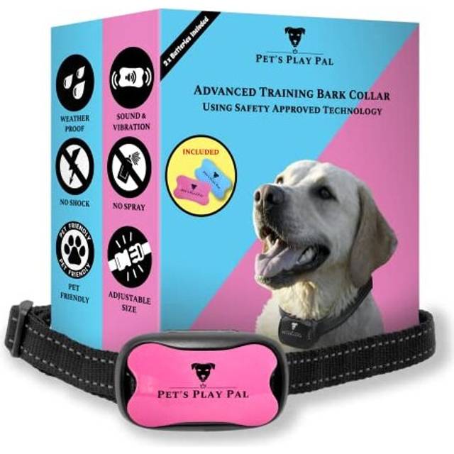 Pet's Play Pal Bark Collar | Anti Barking Dog Collars | Barking Collars For Small Dogs Medium Dogs Large Dogs | Stop Dog Barking Device | Dog Barking